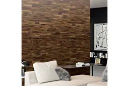 woodstore24 Wandverkleidung / Wandpaneele, Echtholz 3D, Bangkirai coffee, 500 mm (L) x 200 mm (B) x  18 mm (S), FSC 100%, TSUD-COC-001718-ZZ (0,5 m² / Paket) – Produktbild 1 von 1