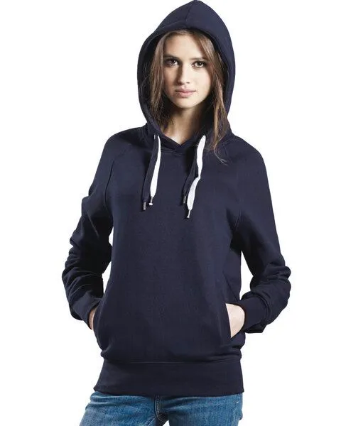 Earth Positive Earth Positive Unisex Pullover Hoody Raglan aus Bio-Baumwolle, Grau-melange, – Produktbild 2 von 4