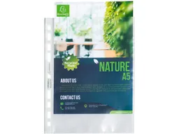 Exacompta 50 Exacompta Prospekthüllen "Forever" Recycling-PP, DIN A5, 60µ, genarbt – Produktbild 1 von 1
