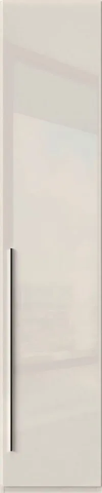 OTTO home Kleiderschrank Piano, UV lackiert, hochglänzend in beige oder weiß, FSC-zertifiziert (Made in Europe) in vielen Breiten, Höhe 224cm, mit Soft-Close Funktion, Beige|grau, – Produktbild 5 von 8
