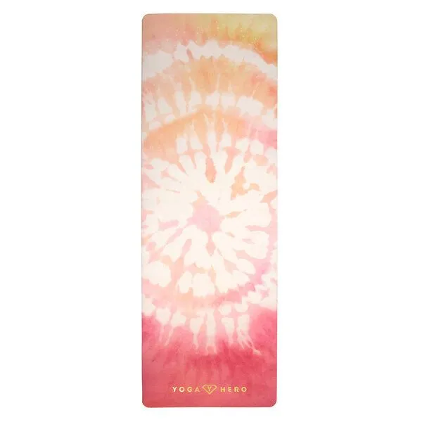 Yoga Hero Yoga Hero Yogamatte Classic 3,5mm mit Tragegurt, Ibiza gold (rosa), – Produktbild 1 von 4