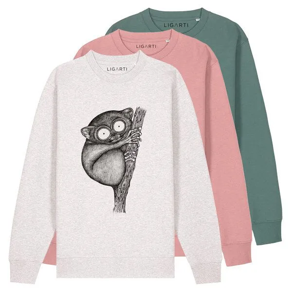 LIGARTI Pullover – Koboldmaki – LIGARTI Tiermanufaktur, Senfgelb, – Produktbild 1 von 4