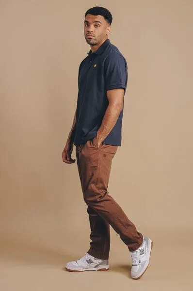Trendsplant Organic Essential Polo Shirt Trendsplant Blue, Blau, – Produktbild 4 von 4
