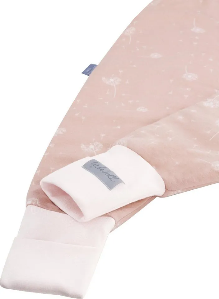 normani Babyschlafsack Baby Schlafsack mit Füßen aus Bio-Baumwolle Nanao, Rosa, – Produktbild 5 von 5