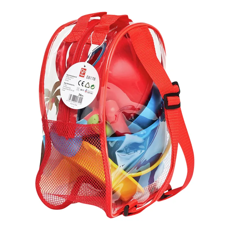 Hape Hape Sandspielzeug Strandrucksack Grundausstattung, Mehrfarbig, – Produktbild 1 von 1