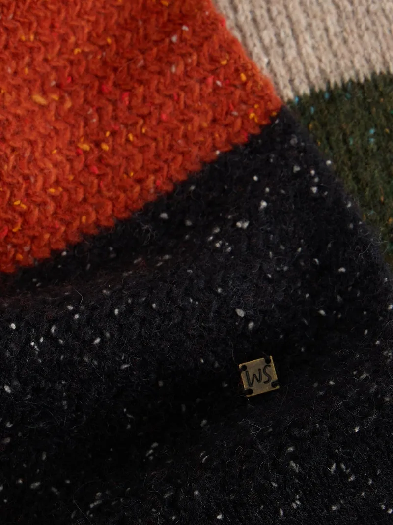 White Stuff Strickschal Charlie - Einheitsgröße, Grün multi, – Produktbild 2 von 3
