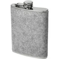 elasto elasto Edelstahl Flachmann 170-230 ml - kompakte Taschenflasche für unterwegs – Produktbild 1 von 1