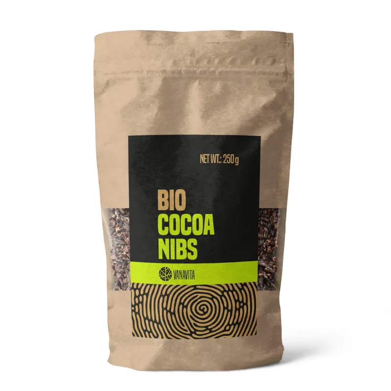 GymBeam Bio VanaVita BIO Kakaonibs 250 g – Produktbild 1 von 1
