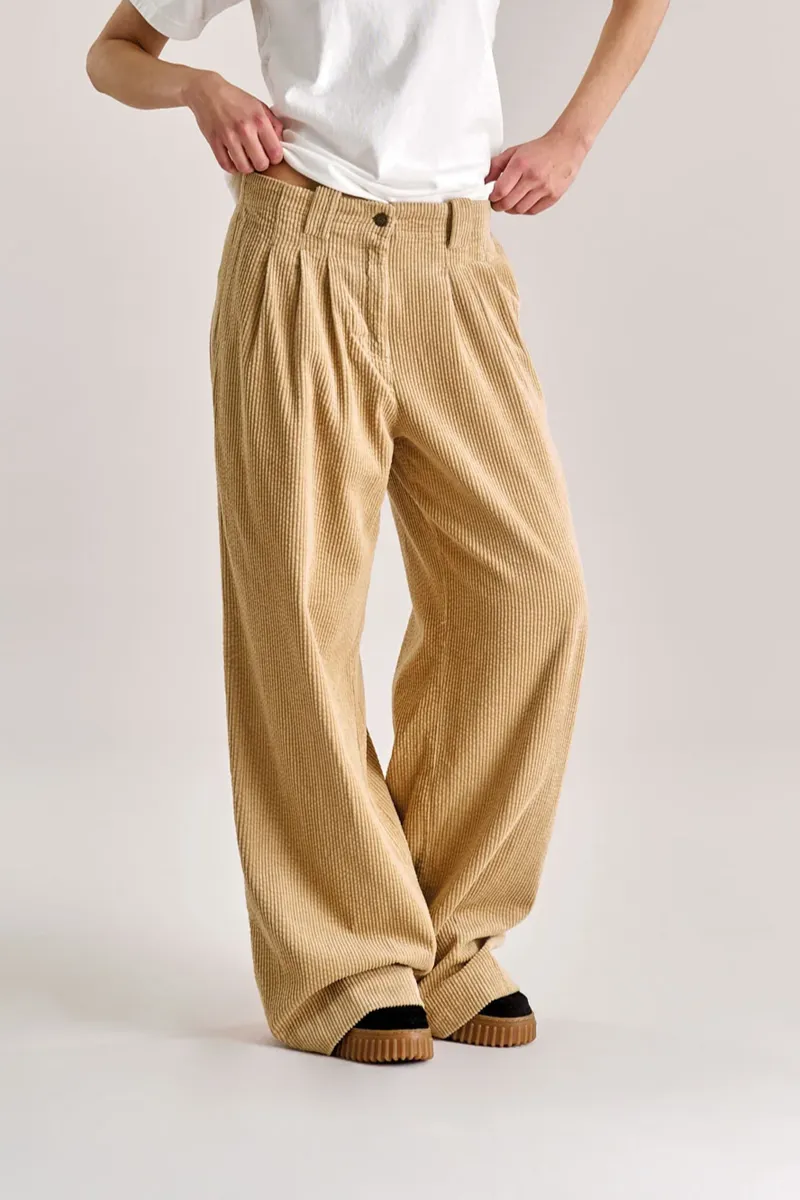 KOMODO KOMODO Damen vegan Hose Lola Cord Croissant Beige, Beige, – Produktbild 1 von 1