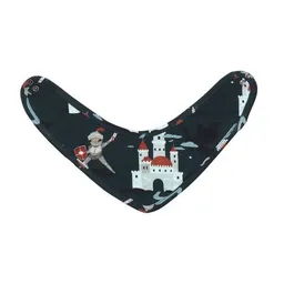 Walkiddy Baby Dreieckstuch GOTS zertifiziert Bio-Baumwolle Grün „Casteland“ weich saugfähig Sabbertuch mit Druckknopf – Walkiddy – Produktbild 1 von 1