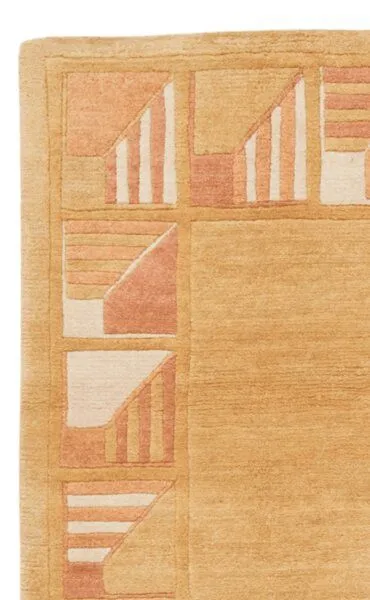 Rugtales Nepal „Rugtales“ aus Schurwolle, Gelb, – Produktbild 4 von 4