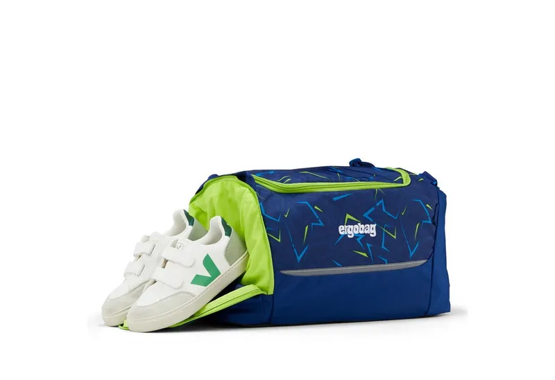 Ergobag Ergobag Schulranzen Sporttasche SpitzenreitBär, 25/26 (1 Stück), mit Nassfach, Schuhfach, Schultasche, Sportbeutel, Blau, – Produktbild 2 von 4