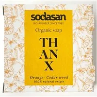 Sodasan sodasan Seife "THANX" organic soap, Orange/Cedar wood – Produktbild 1 von 1