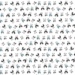Photocircle Photocircle Poster / Leinwandbild - Panda pattern – Produktbild 1 von 1
