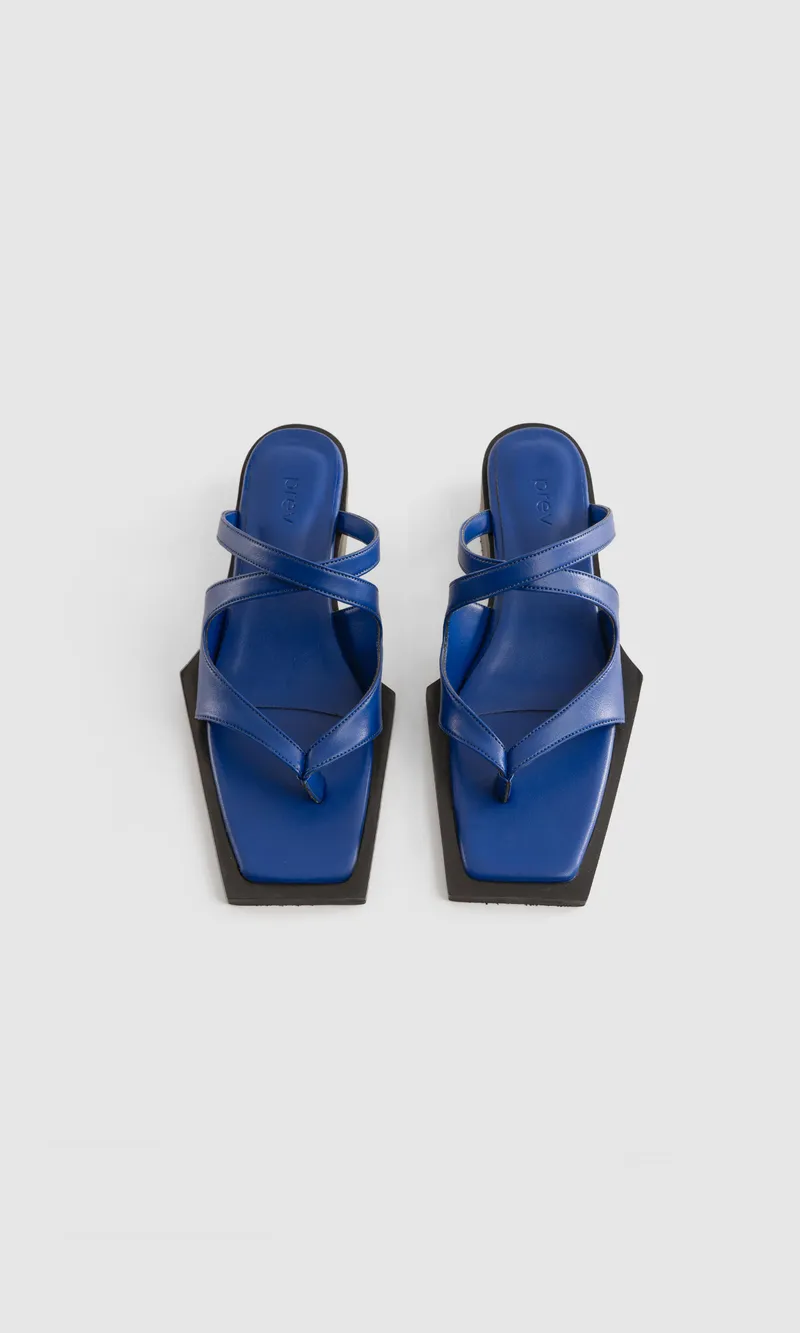 Prev Prev Damen vegan Sandalen Karel Pantolette Electric Dunkelblau, Dunkelblau, – Produktbild 2 von 2
