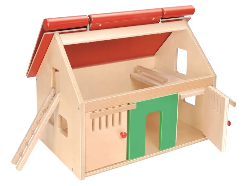 Nemmer Nemmer Großer Spielzeug Pferdestall Maße 48 x 30 x 37 cm – Produktbild 1 von 1