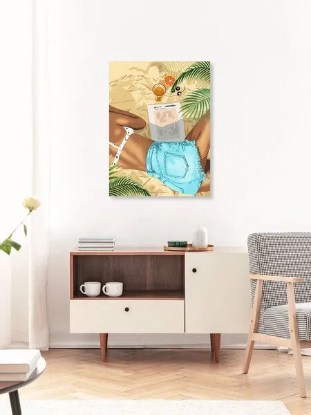 Photocircle Photocircle Poster / Leinwandbild - Keep Palm & Carry On – Produktbild 3 von 4