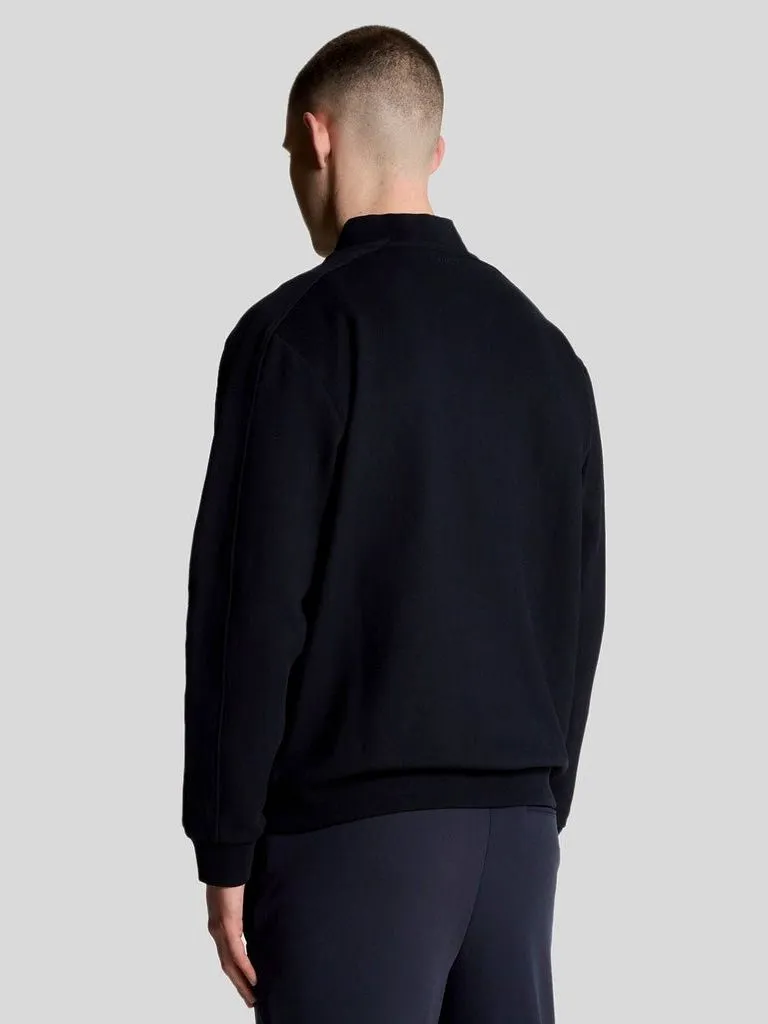 Lyle and Scott Lyle & Scott Cardigan Bomber Dark Navy - Größe L, Dunkelblau, – Produktbild 3 von 5