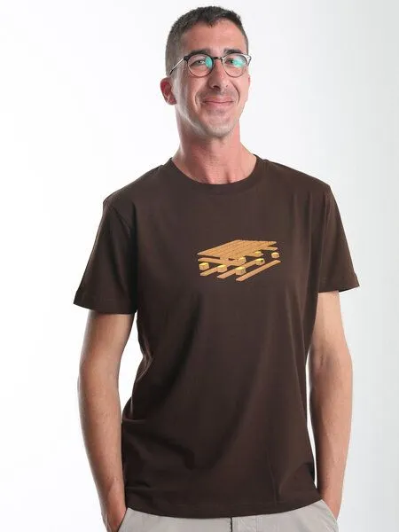 T-Shirtladen-Marktstrasse T-Shirtladen-Marktstrasse GmbH Palette braun Boy-T-Shirt – Produktbild 2 von 3