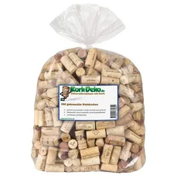 Kork-Deko Kork-Deko 250 gebrauchte Weinkorken, Flaschenkorken, Kork, zum Basteln und Deko – Produktbild 1 von 1