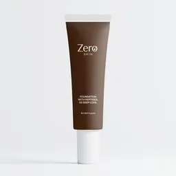 Zero Skin Zero Skin Foundation mit Peptiden, 50 Deep Cool - 30 ml, hydratisierend mit Hyaluronsäure & Aloe Vera – Produktbild 1 von 1