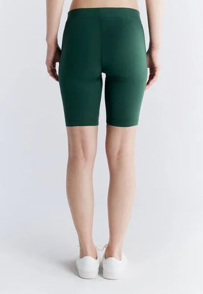 Leela Cotton Leela Cotton Damen Radlerhose Bio-Baumwolle 1417, Tannennadel, – Produktbild 3 von 4