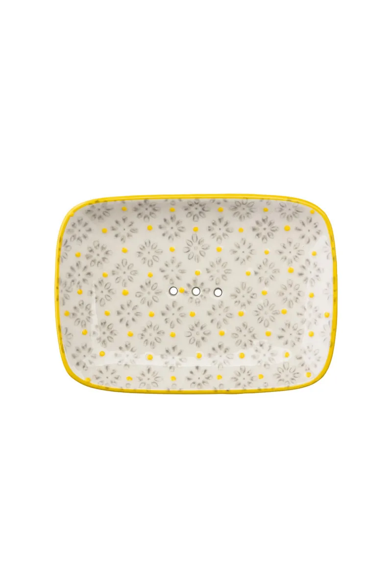 Tranquillo Seifenschale TRADITIONAL - gelb – Produktbild 1 von 3