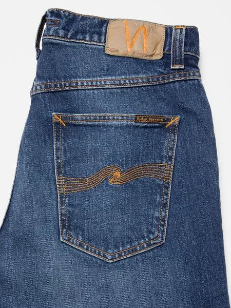 Nudie Jeans Nudie Jeans Solid Ollie Jeans - aus Bio-Baumwolle, Blue, – Produktbild 8 von 8