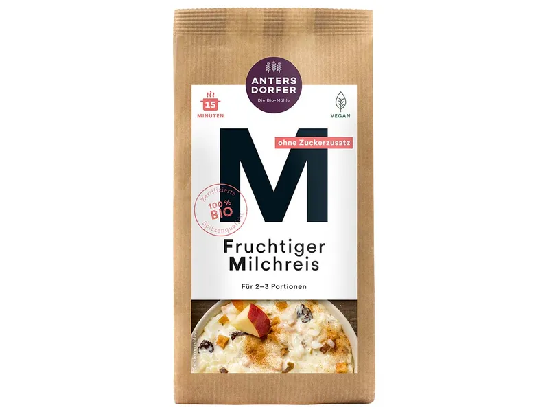 Antersdorfer Antersdorfer Fruchtiger Bio-Milchreis, 150 g – Produktbild 1 von 1