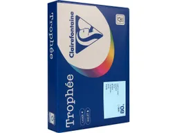 Clairefontaine 500 Blatt Clairfontaine Farbiges Kopierpapier "Trophee" 80 g/m², DIN A4, hellblau – Produktbild 1 von 1