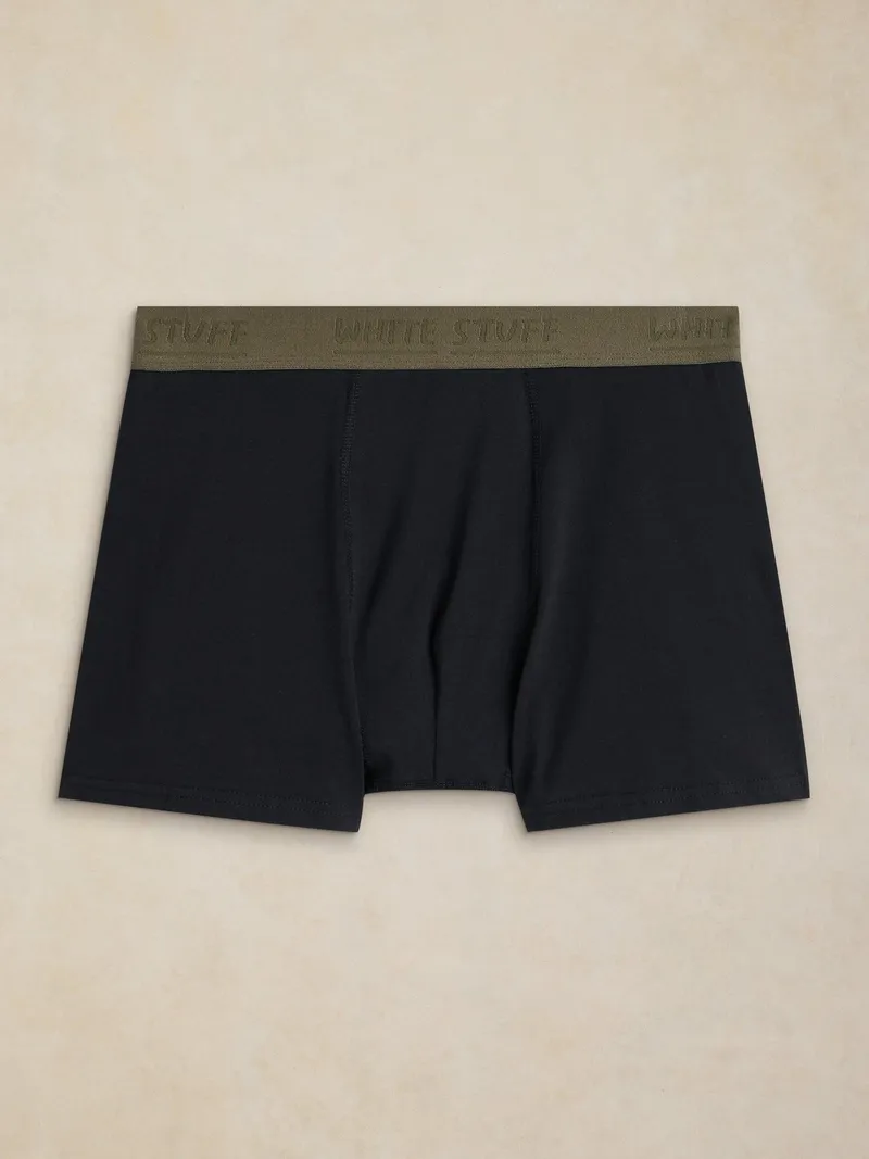 White Stuff Boxershorts Hove Doppelpack - L, Grau print, – Produktbild 4 von 4