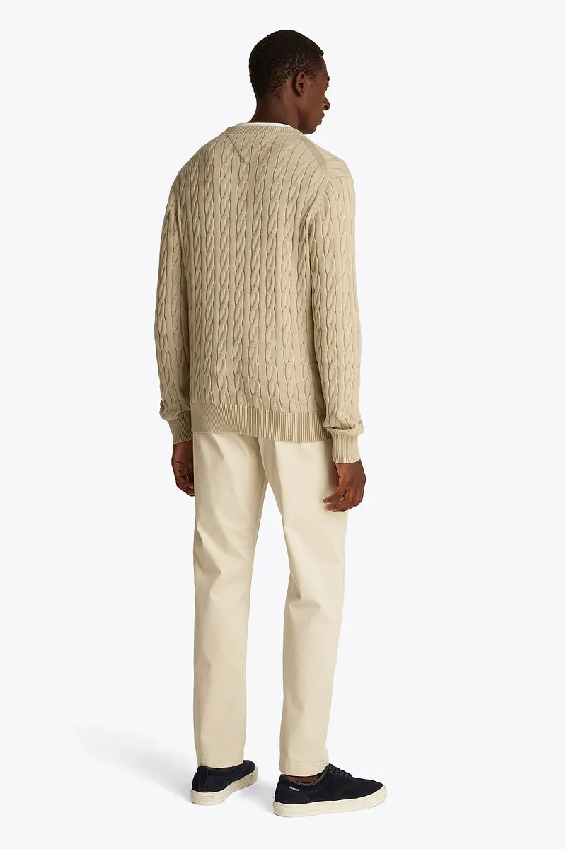 Tommy Hilfiger Tommy Hilfiger Pullover Cable Beige - Größe XL, Beige, – Produktbild 4 von 5