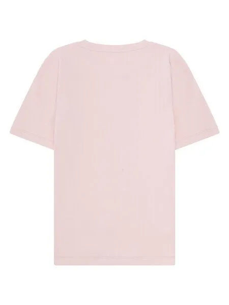 KnowledgeCotton Apparel KnowledgeCotton Apparel T-Shirt - Rib t-shirt - aus Bio-Baumwolle, Rosa (pale-lilac), – Produktbild 1 von 3