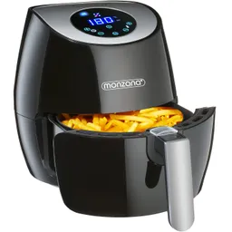 monzana Heißluftfritteuse 9in1 Schwarz Touch-Display 1500W 3,6 L – Produktbild 1 von 1