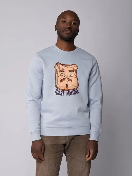 watapparel watapparel Sweatshirt Unisex Toast Malone, Serene blue, – Produktbild 2 von 4