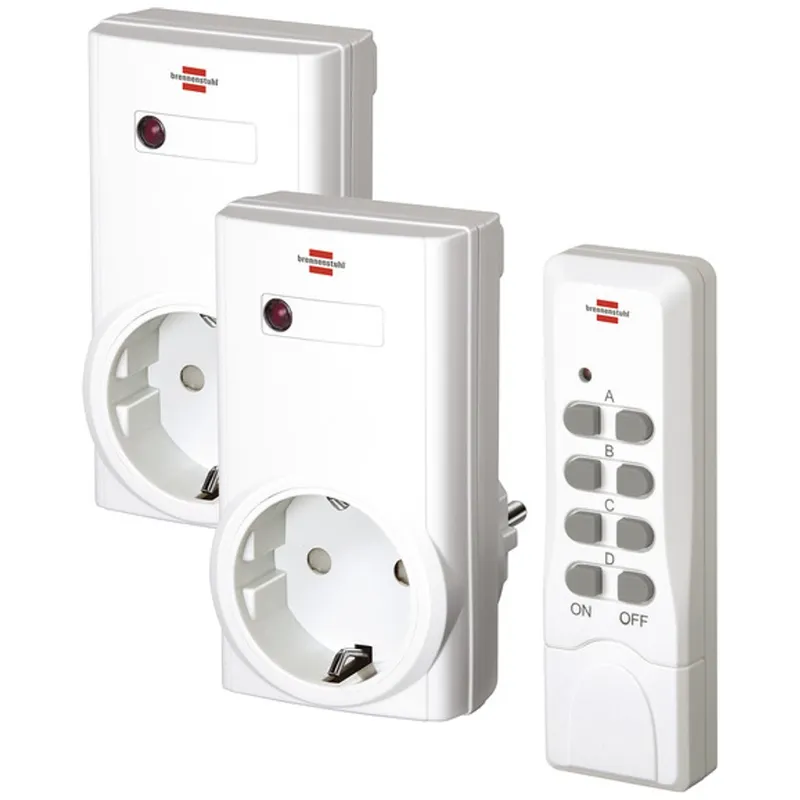 Brennenstuhl Brennenstuhl Funkschalt-Set RCS 1000N Comfort 1 Handsender, 2 Schaltempfänger 1000 W – Produktbild 1 von 5
