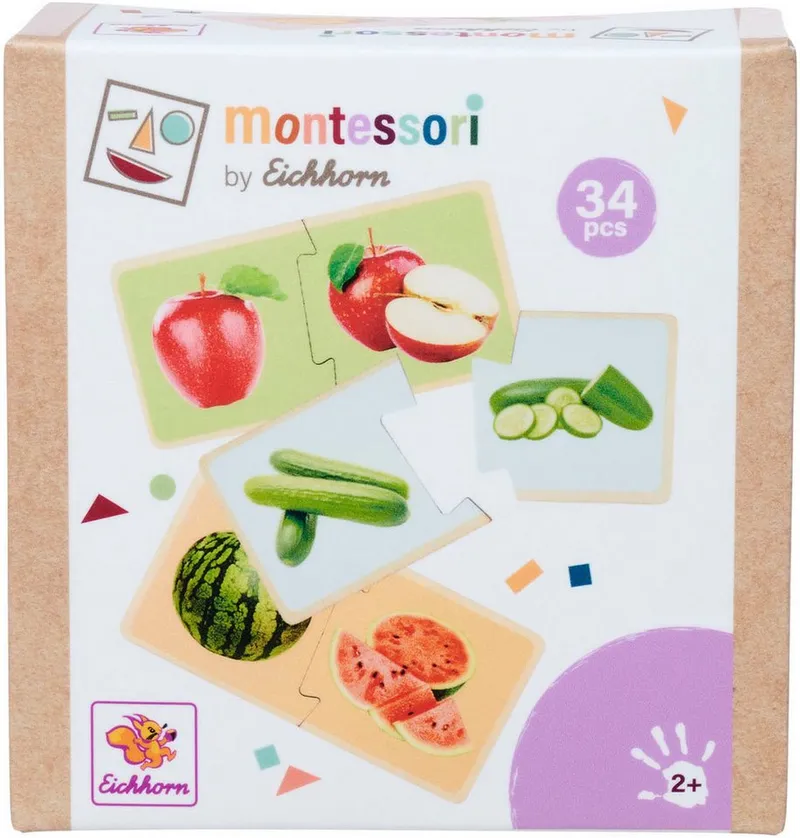 eichhorn eichhorn Puzzle Montessori Puzzle, 34 Puzzleteile, Bunt, – Produktbild 4 von 5