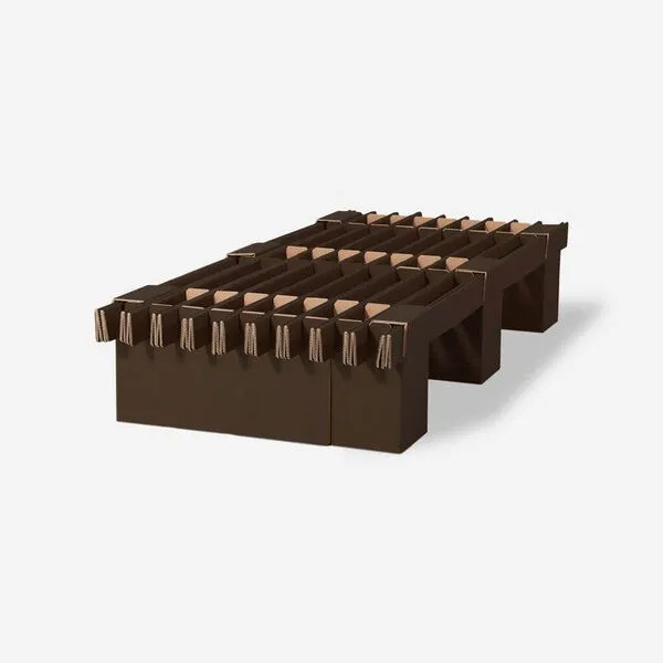 ROOM IN A BOX ROOM IN A BOX GRID Bett, Schwarz, – Produktbild 1 von 4