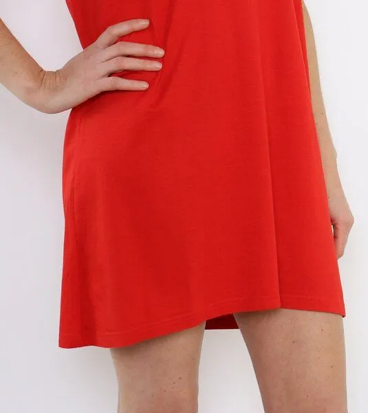 Gary Mash GARY MASH T-Shirt Kleid Juno Tomato, Rot, – Produktbild 4 von 4