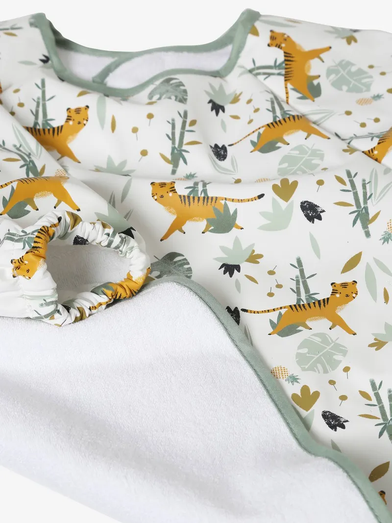 Vertbaudet Baby Ärmellätzchen, Mehrfarbig/pandafreunde tiger, – Produktbild 4 von 4