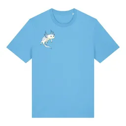 Spangeltangel Spangeltangel T-Shirt bedruckt, Axolotl, nachhaltig, Tiere, Unisex, lustig, Biobaumwolle – Produktbild 1 von 1