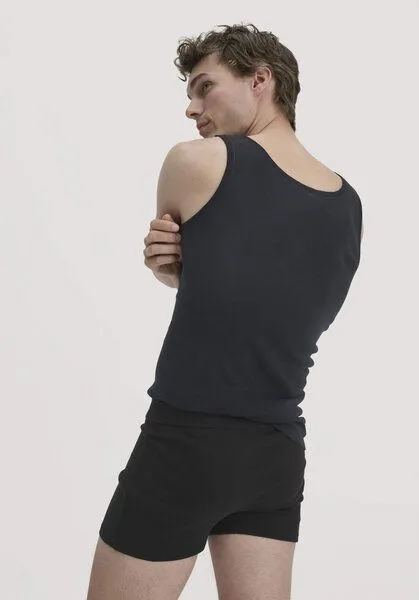 hessnatur hessnatur Pants Regular Cut im 2er-Pack PURE NATURE aus reiner Bio-Baumwolle, Schwarz, – Produktbild 5 von 6