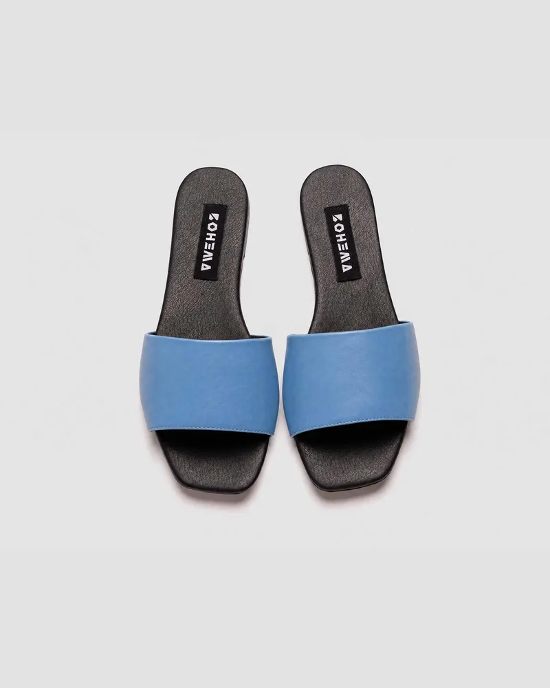 BOHEMA BOHEMA Damen vegan Sandalen In Zartem Babyblau, Hellblau, – Produktbild 1 von 2