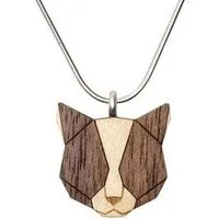 BeWooden BeWooden Halskette Grey Cat | Kette mit Anhänger aus Holz – Produktbild 1 von 1