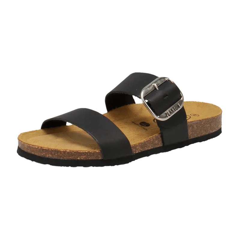 Plakton Plakton 183004 Rock Napa - Damen Schuhe Pantoletten - Negro für Damen, Schwarz, – Produktbild 1 von 5