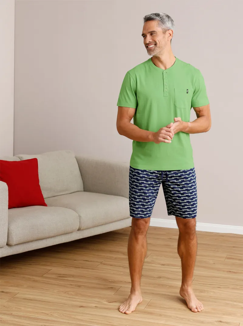 wäschepur men Shortys, Marine-apfel-bedruckt + marine-kirsche-bedruckt, – Produktbild 3 von 3