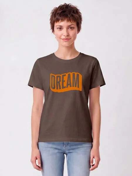 watapparel watapparel T-Shirt Frauen Dream, Mocha, – Produktbild 2 von 2