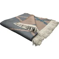 Nature by Adam Nature by Adam Wohndecke aus 100% Bio-Baumwolle - Made in Germany - Casket Valdelana, Grau-braun, – Produktbild 1 von 1