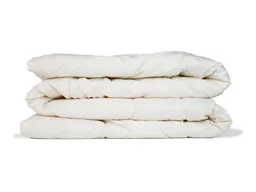HANS NATUR HANS NATUR Bettdecke Merino-Lammwolle (kbT) 135 x 200 cm, 1190 g (Duo-Ganzjahr) – Produktbild 1 von 1