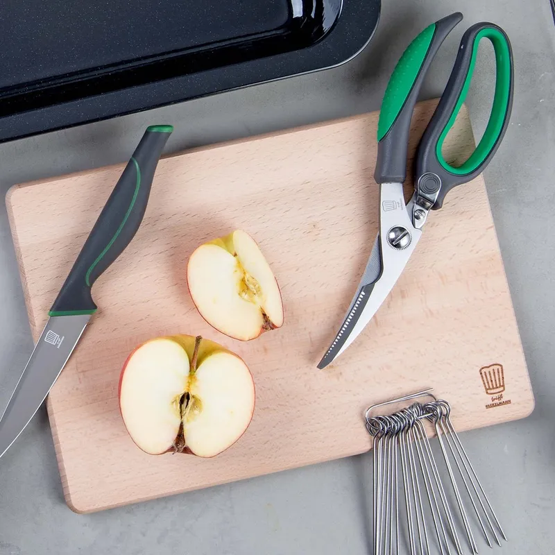 Chefkoch trifft Fackelmann Chefkoch trifft Fackelmann Schneidebrett, Buche, 29x20cm – Produktbild 3 von 3